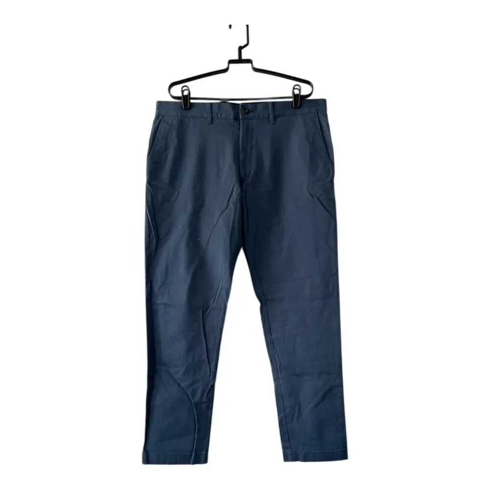J. Crew Flex Slim Classic Navy Chinos 36 X 32